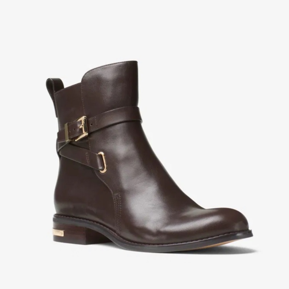 Michael Kors Brown Arley Ankle Boots